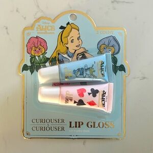 Disney Alice in Wonderland Lip Gloss Set – 2-Pack | NWT